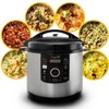 Megachef 12 Quart Steel Digital Pressure Cooker with 15 Presets and Glass Lid - 4 of 4