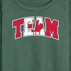 Women's - Instant Message - Team Canada Lightweight French Terry Wide Neck Long Sleeve Graphic Shirt - 2 of 4