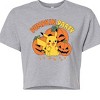 Women's - Pokémon - Pumpkin Party- Junior's Cropped Graphic T-Shirt Cropped Graphic T-Shirt - 2 of 4