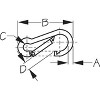 Sea Dog Line Snap Hook, 2-3/8" - Model 1560601 - Boat Equipment and Parts. - 2 of 3