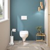 Evideco French Home Goods Freestanding Toilet Paper Holder with Folding Arm and Reserve - 2 of 4