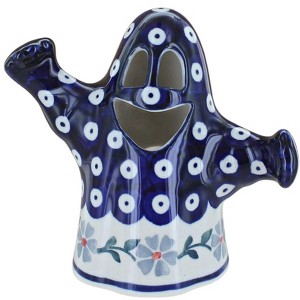 Blue Rose Polish Pottery L039 Manufaktura Ghost Luminary - 1 of 1