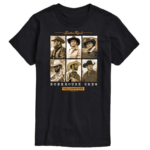 Men's - Yellowstone - Bunkhouse Cowboy Crew Short Sleeve Graphic T-Shirt - image 1 of 4