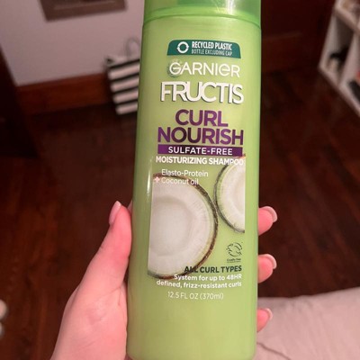 Garnier Fructis Curl Nourish Sulfate-free Shampoo Infused With Coconut ...