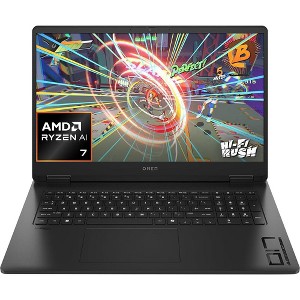 Hewlett Packard OMEN 17-DB1500NR Gaming Laptop - AMD Ryzen AI 7 350 - 1 of 4