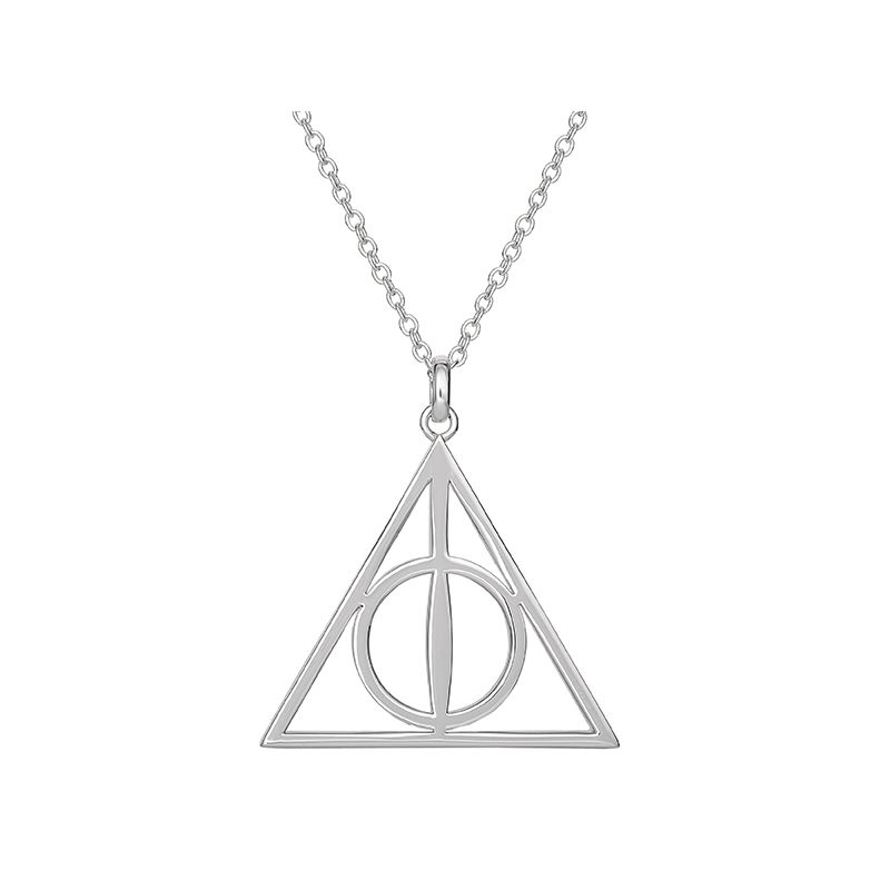 Harry Potter Womens Deathly Hallows Necklace, 18'', 1 of 6