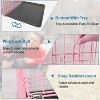 BestMassage 24/30/36/42/48 Inch Dog Crate Dog Cage Dog Kennel with Double Door Removable Tray & Handle Indoor Outdoor Pet Crate - 4 of 4