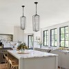 BAOURE 4 Light Chandelier,18.11 in Gold Lantern Light Fixtures with Farmhouse Metal Cage Adjustable Height for Dining Room Hallway Foyer - 3 of 4