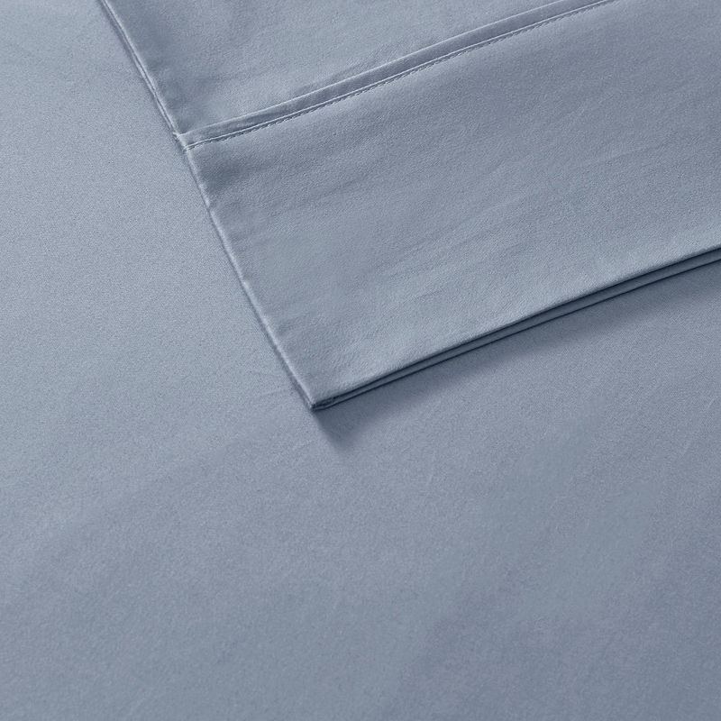 525 Thread Count Solid Cotton Blend Sheet Set, 4 of 8
