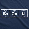 Mens The Chemistry Of Bacon T Shirt Funny Nerdy Graphic Periodic Table Science - Crazy Dog Men's T Shirt - 2 of 4