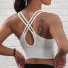 Women's Fitness High-Intensity Breathable Yoga Sports Bra Shock-Proof Fixed Cup with Removable Chest Pads - 2 of 3