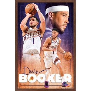 Trends International NBA Phoenix Suns - Devin Booker 25 Framed Wall Poster Prints - 1 of 4