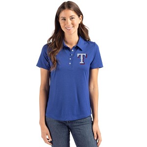 Texas Rangers Cutter & Buck Coastline Epic Comfort Recycled Womens Polo - 1 of 1