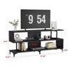 TV Stand for 65 Inch TV, TV Table with Storage Shelves, Entertainment Center and Industrial TV Console Table - 2 of 4