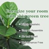 6FT / 5FT/ 4FTFiddle Leaf Fig Artificial Tree Faux Floor Plant with Black Planter Pot, Potted Fake Fiddle Leaf Fig Tree f - 4 of 4