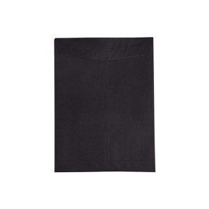 JAM Paper 9 x 12 Open End Catalog Envelopes Black V01225I - 1 of 4