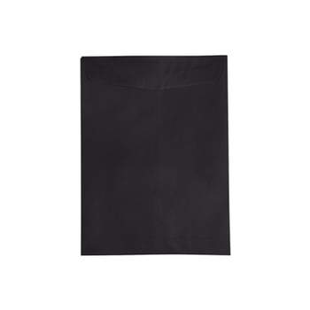 JAM Paper 9 x 12 Open End Catalog Envelopes Black V01225I