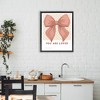 Stupell Industries Coral Bow You Are Loved Floating Frame Canvas Art - 3 of 4
