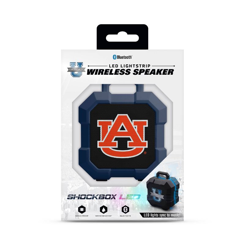 NCAA Auburn Tigers LED ShockBox Bluetooth Speaker, 3 of 5