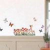 Slickblue Tulip & Butterfly Wall Decals – Easy-to-Apply Vinyl Stickers for Living Room, Bedroom, and Office Spaces - 2 of 3