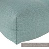 Kensington Garden 18"x51" Outdoor Bench Cushion - 4 of 4