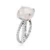 Ross-Simons 12mm Cultured Pearl Open-Space Roped Ring in Sterling Silver - 3 of 4