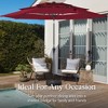 Best Choice Products 10ft 3-Tier Patio Umbrella, Market Sun Shade w/ Tilt Adjustment, Easy Crank - 4 of 4
