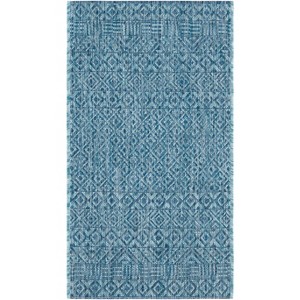 Courtyard CY8235 UV & Stain Resistant Non-Shedding Power Loomed Indoor/Outdoor Rugs - Safavieh - 1 of 4