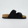 CUSHIONAIRE Lane Cork Footbed Sandals for Women –Comfortable Double Buckle Slip-On with Genuine Suede Footbed & Arch Support Slides for Women Footwear - 4 of 4