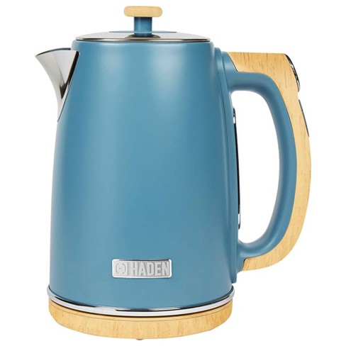Haden Heritage 1.7L Stainless Steel Body Retro Electric Kettle,  Black/Chrome, 1 Piece - Foods Co.