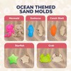 41 Pcs Beach Toys Collapsible Sand Toys with Silicone Bucket Shovels & Sand Castle Building Kit Molds, Sandbox Toy Travel - 4 of 4