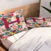 Deny Designs Standard Burcu Korkmazyurek Summer Botanical Monogram Pillow Shams - 2 of 3