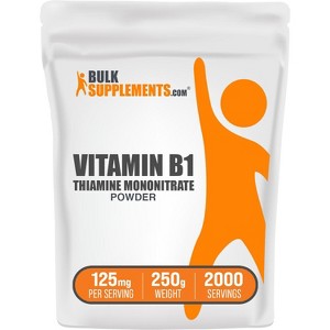 BulkSupplements Thiamine Mononitrate (Vitamin B1) Powder - 1 of 4