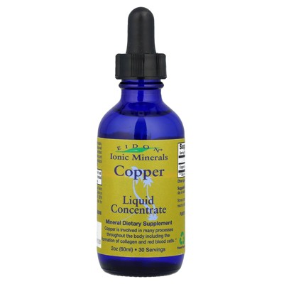 Eidon Ionic Minerals Copper, Liquid Concentrate, 2 oz (60 ml)