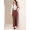 INSPIRE CHIC Women's Casual Office Adjustable Straps Wide Leg Jumpsuits - 4 of 4