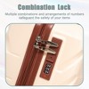 YOOCOZZ 2-Piece 14"/20" Luggage Sets in ABS with Spinner Wheel,Combination Lock and Cosmetic Case - 4 of 4