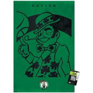 Trends International NBA Boston Celtics - Logo 25 Unframed Wall Poster Prints - 1 of 4
