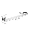 Modern SUS304 Stainless Steel Hand Towel Rack Open Arm Design for Bathroom and Kitchen Use - 2 of 4