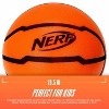 NERF Quiet Court Official Sized Basketball - Orange: Polyurethane Shell, Age 6+ - 2 of 4