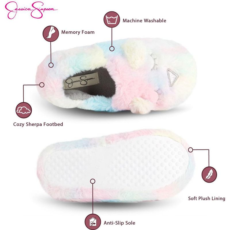 Jessica Simpson Girl's Cute Critter Slippers, 2 of 7