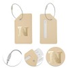 Unique Bargains Luggage Tag Khaki 1 Pc - 3 of 4