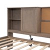PAGED Twin Size Daybed Modern Wooden Bed Frame with Trundle and 2 Drawers for Bedroom, Living - 3 of 4