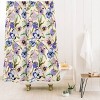 Marta Barragan Camarasa Nice Tropical Garden Pastel Shower Curtain Pink - Deny Designs: Abstract Microfiber, Buttonhole Top - 2 of 2