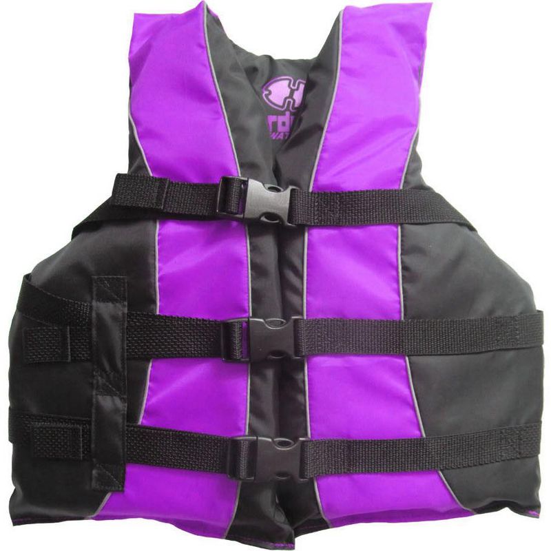 Hardcore life jacket paddle vest; Coast Guard approved Type III PFD life vest flotation device; Jet ski, wakeboard, hardshell kayak lufe jacket; Idea, 1 of 4