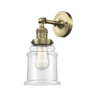 Canton - 1 Light Wall Sconce In Industrial Style-11 Inches Tall and 6.5 Inches Wide