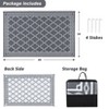 Outdoor Rug Patio Waterproof, Foldable Reversible Outdoor Plastic Straw Rug Trellis Mat for Camper Outside Carpet - 2 of 4
