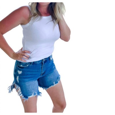 Women's Solid Mini Ribbed Tank - ZENANA