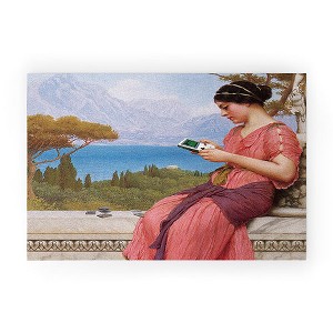 Jonas Loose The Game Of Love Looped Vinyl Welcome Mat - Society6 - 1 of 4
