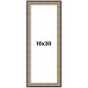 PosterPalooza | Panoramic Ornate Silver Picture Frame - UV Acrylic, Foam Board Backing, Hanging Hardware - 2 of 4