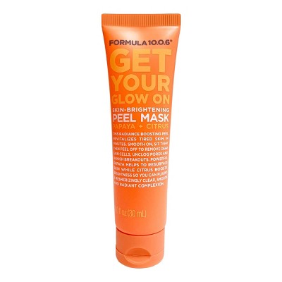 Formula 10.0.6 Skin Brightening Peel Mask - Papaya Citrus - 1oz